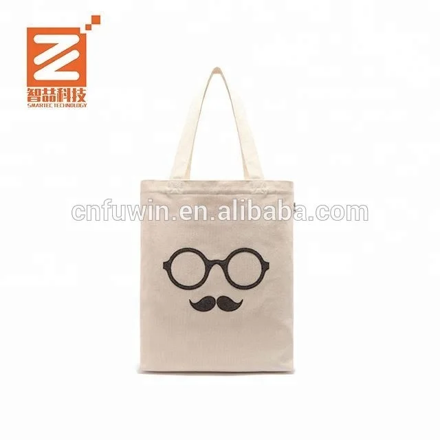 Promotional Blank Natural Cotton Tote Bags Canvas Cotton Shopper Cheap reversible tote bag