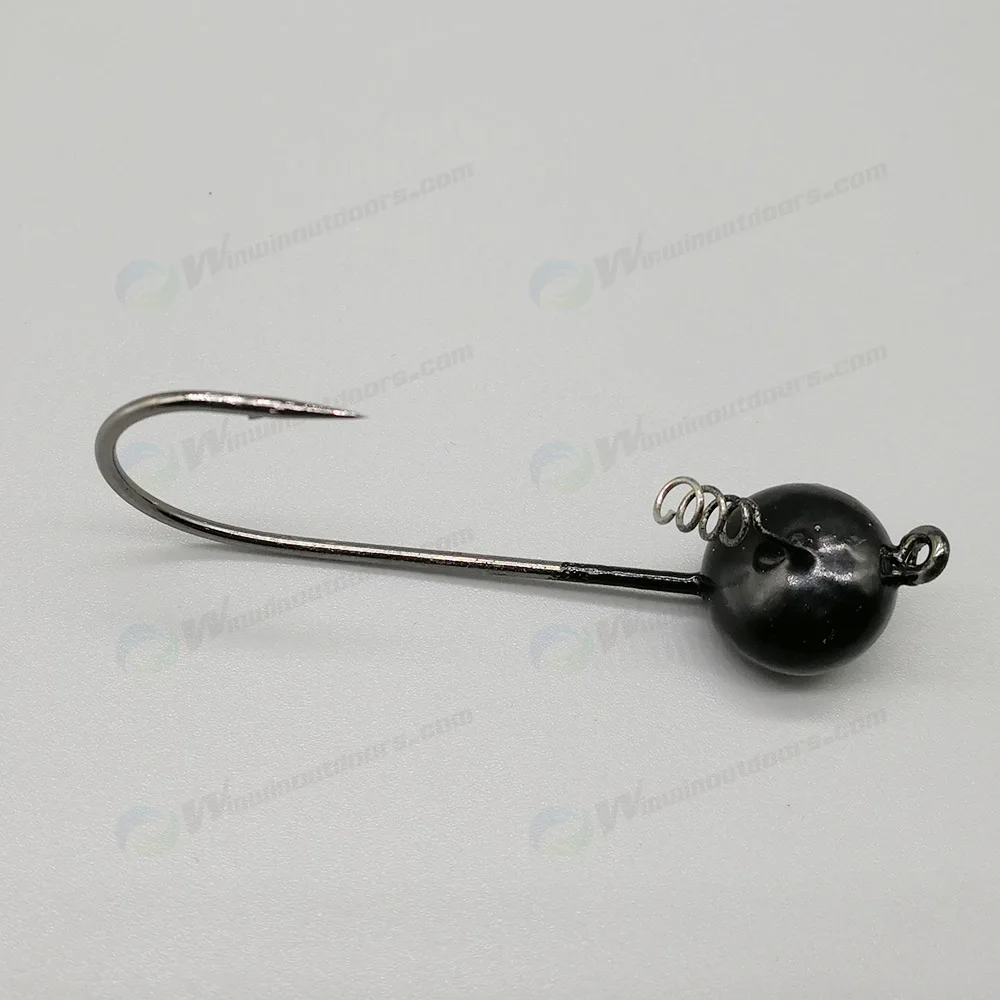 High quality Tungsten shaky Jig Head, tungsten fishing jig lure