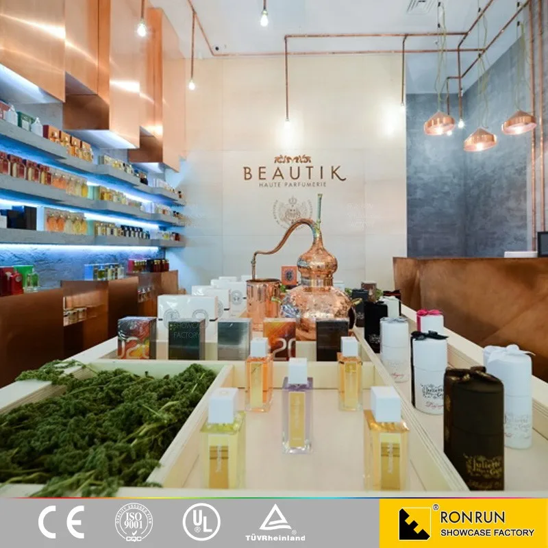 Индивидуальный деревянный дизайн салона косметики для продажи