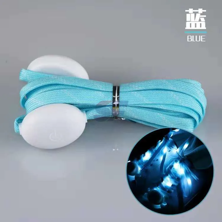 LED Nylon Shoelaces Light Up Glow in the Dark for Party Dancing Skating