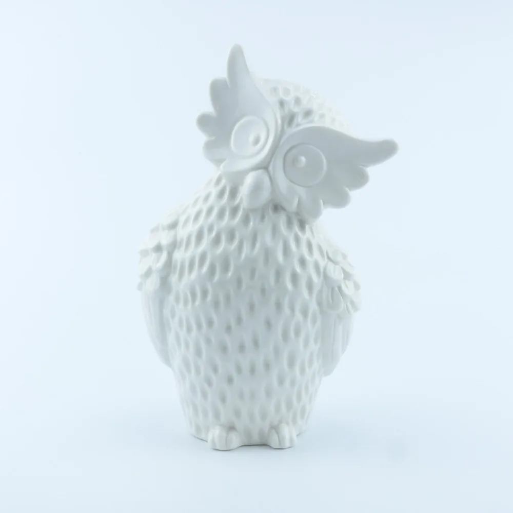 High quality large ceramic owl figurine wholesale