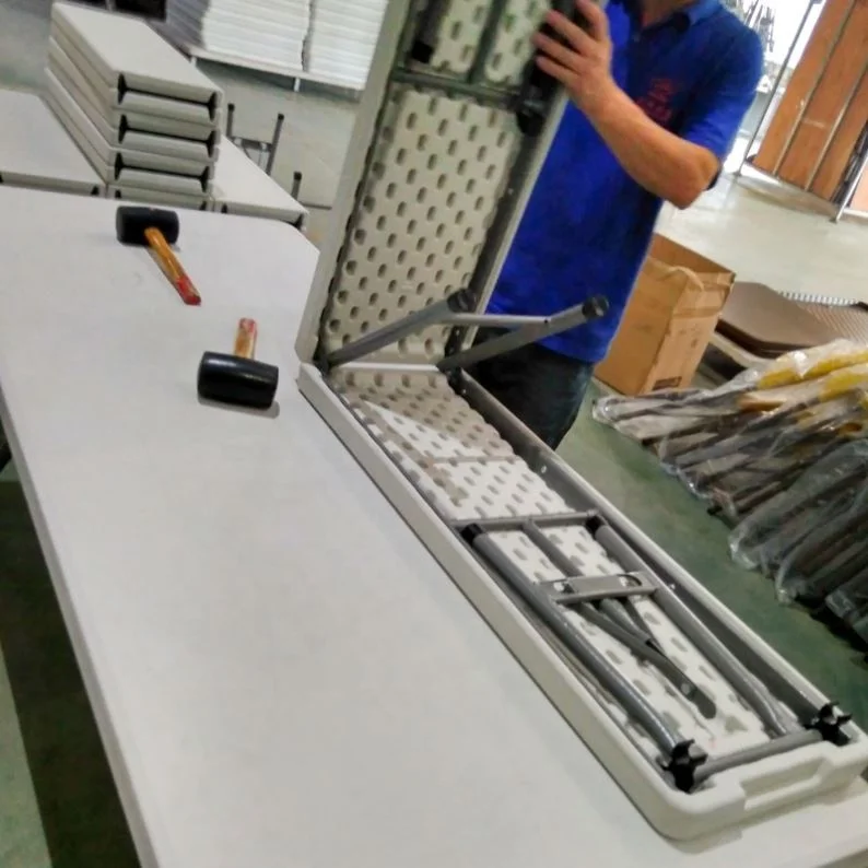 Высококачественный легкий пластиковый складной стол и стул для мероприятий