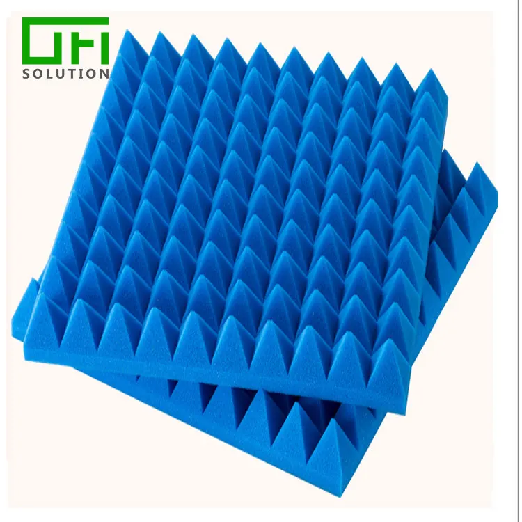 Studio Pyramid Shapes Silicone Surfactant Polyurethane Material Sponge Acoustic Foam Panel