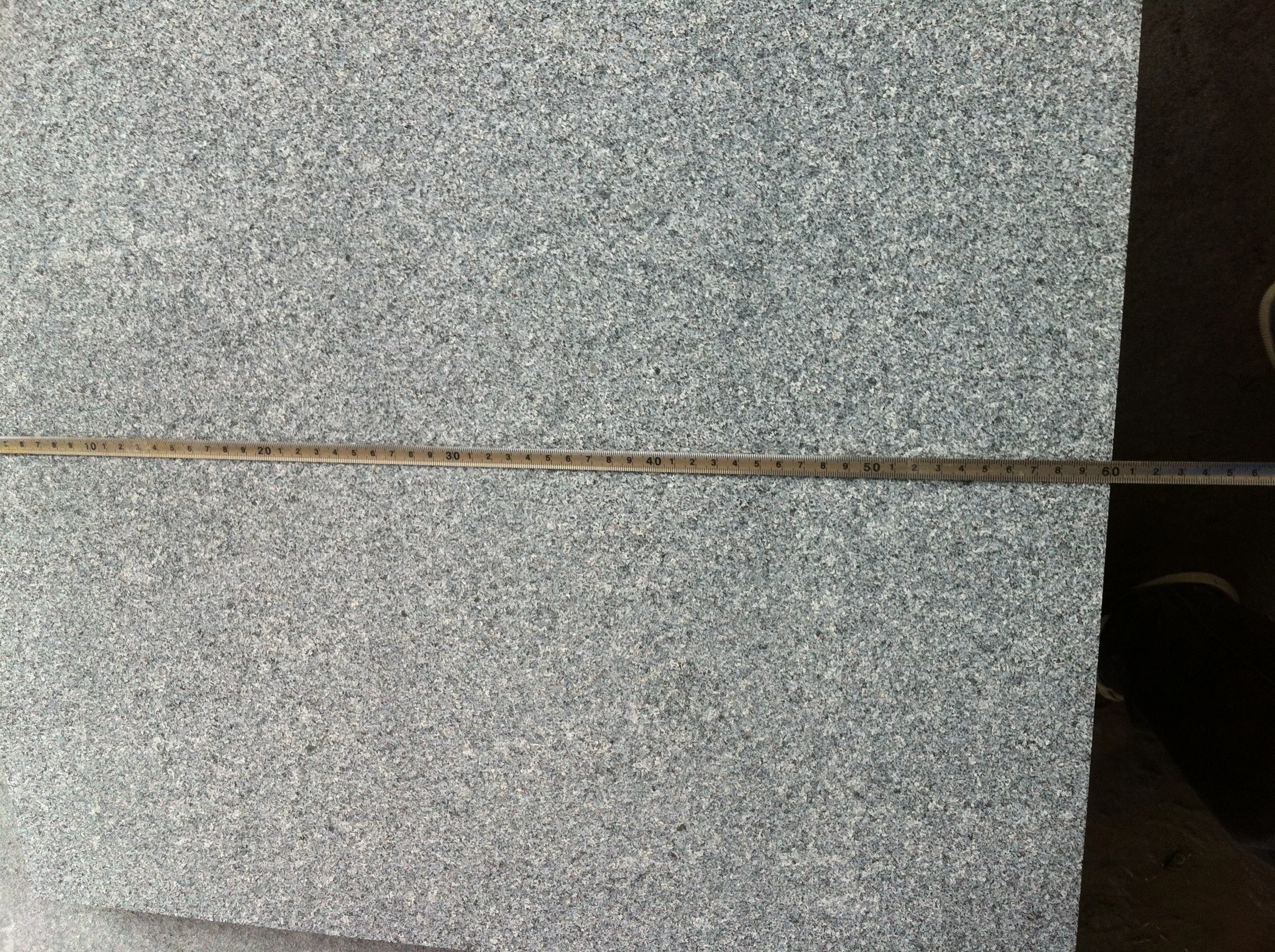 600 x 600 mm dark grey granite g654 flamed granite paver floor tiles paving stone