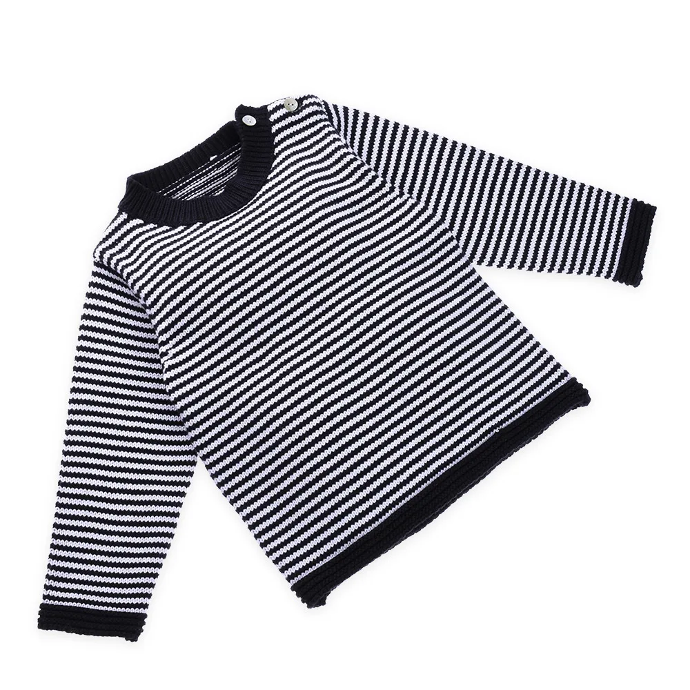 
Wholesale kids Autumn Winter Stripes Baby Boy Pullover Knitwear children sweater 