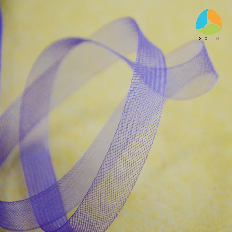 Horsehair crinoline 75mm stiff flat horsehair braid