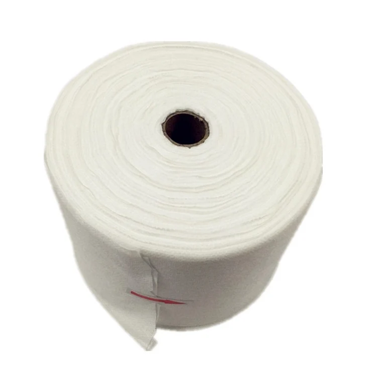 Wholesale High Quality Spunlace Sustainable Hand Facial Cleaning Paper Towel Roll microfiber