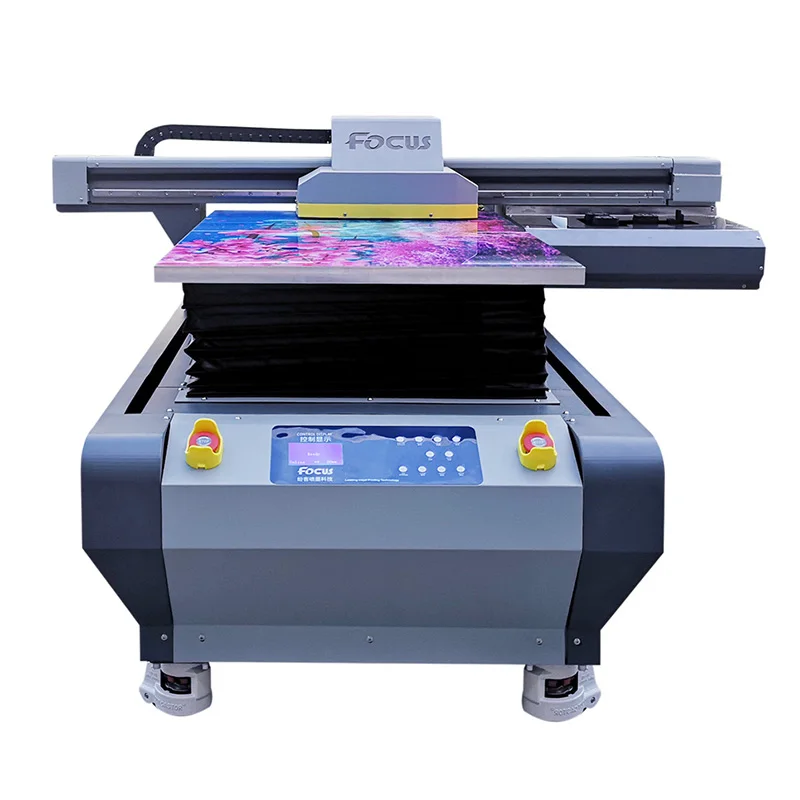 2020 wide format plastic bag pad card bill 3d pen mug ink jet  printing machine 6090 uv flatbed printer logo wood plate type