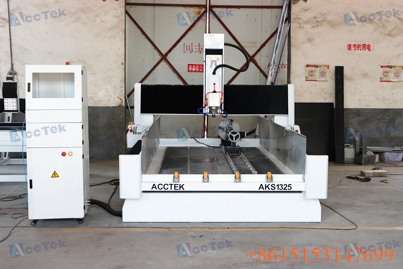 Stone wood cnc engraving machine 3d 4 axis cnc router for Marble Granite Statue Grave
