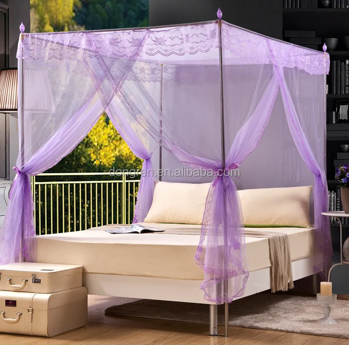 Плетеная прямоугольная Складная москитная сетка в дворцовом стиле под заказ