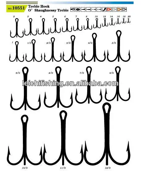 Top quality Treble wholesale Cheap fishing hooks