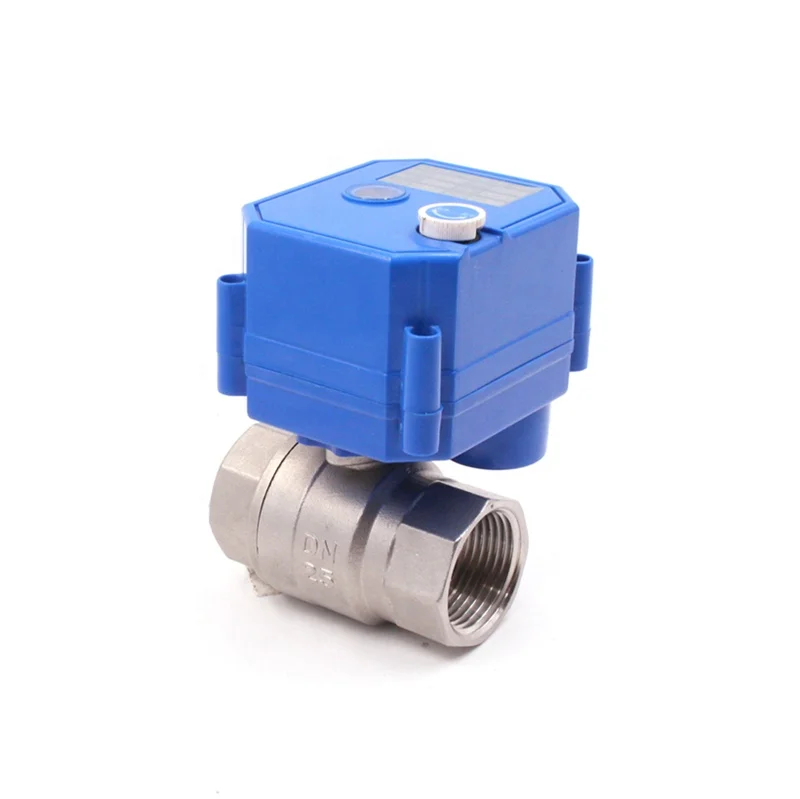 stainless steel 304 motorized valve manufacturer electric water valve mini electric actuator water control ball valve