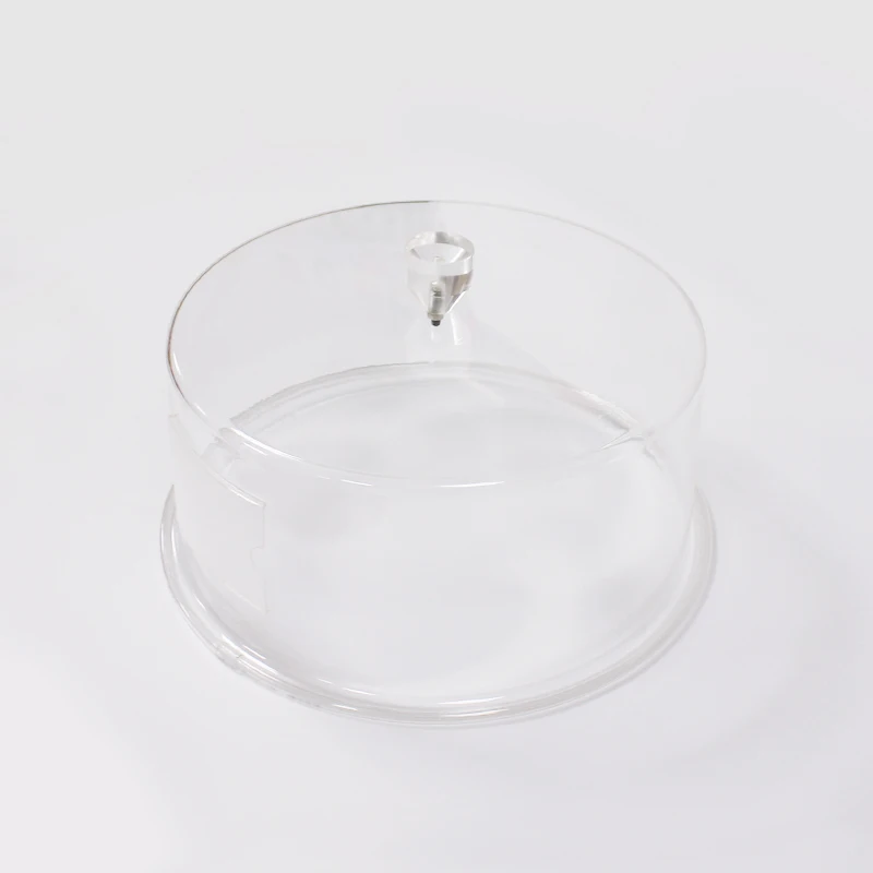 Изготовленные на заказ большие размеры прозрачный Круглый акриловый пластиковый стол дисплей питание Печенье чехол для отелей
