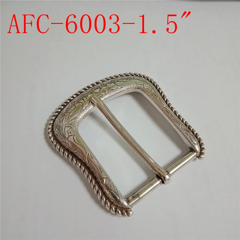 western rope pin buckle for leather belt