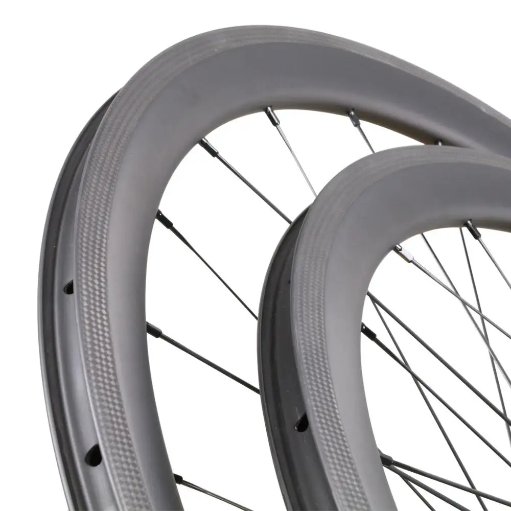 ICAN rims wheels 700C carbon road bike wheelset depth 40mm width 25mm with 3K/Basalt brake edge high-TG 240
