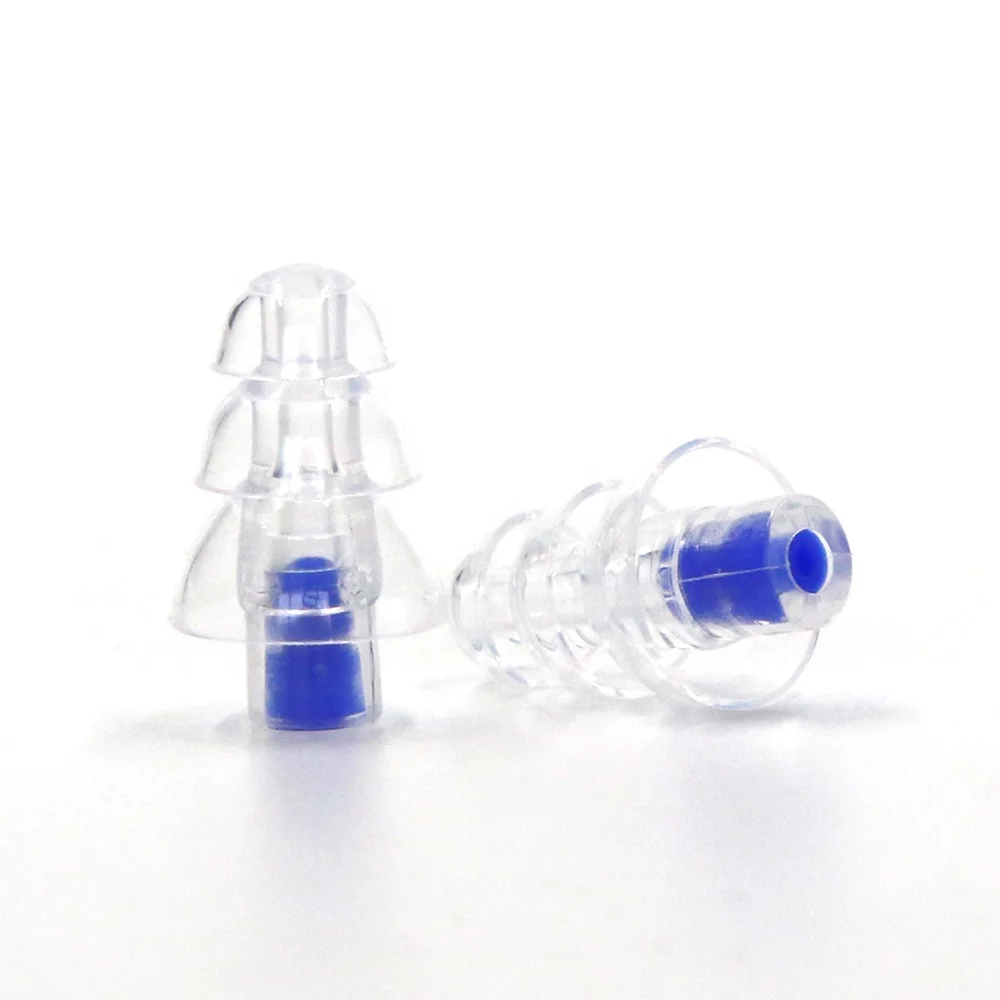 hearing care disco rubber earplugs for game with case