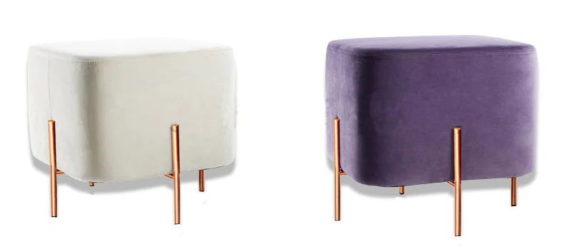 Wholesale price Elephant Long Bench Stainless Steel Stool & ottoman