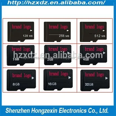 2 ГБ, 4 ГБ, 16 ГБ, 32 ГБ емкость и TF / мобильный типа 8 ГБ микро карты памяти