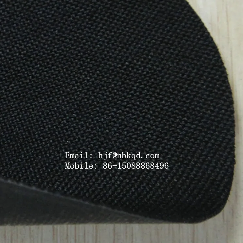 600gsm Black Tear Resistant PVC Coated Nylon Cordura Fabric