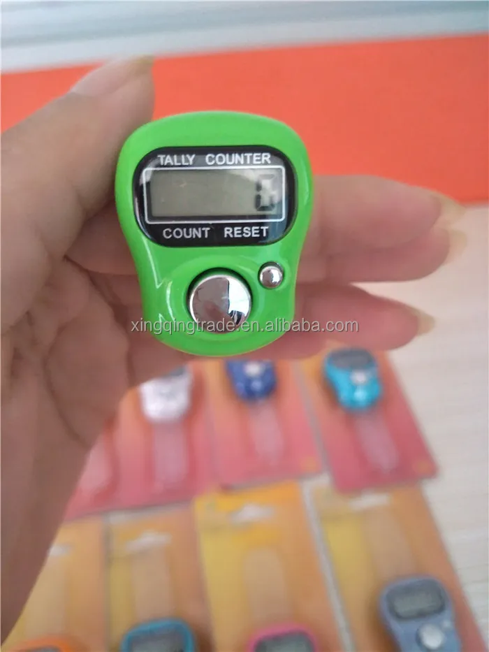 Пластиковый компактный мини-маркер для стежков и счетчик рядов, электронный цифровой счетчик рядов с ЖК-дисплеем, случайный выбор для любого трикотажа