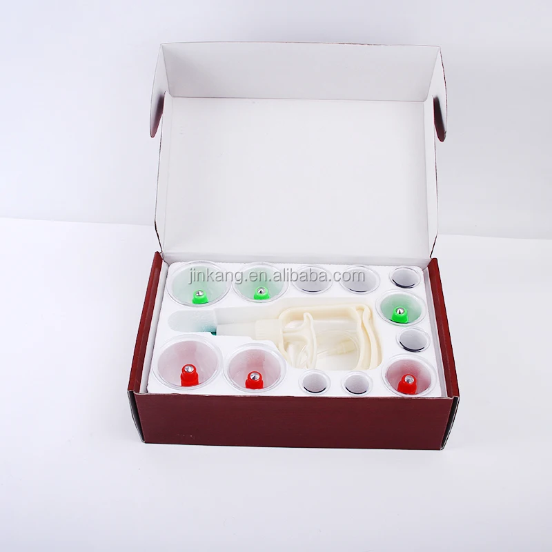 Chinese Medical Therapy Vacuum Magnetic Cupping set