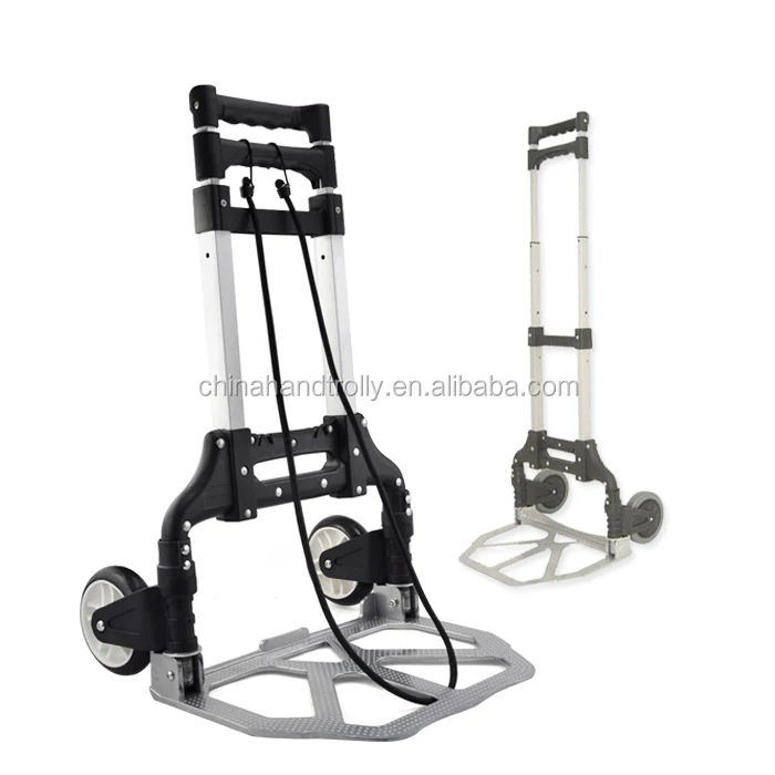  Новый продукт портативная тележка для багажа складная оранжевая декоративная стирка продажи