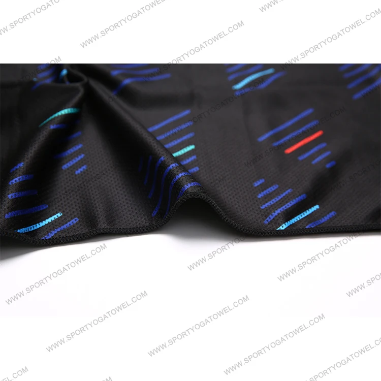 Super absorbent instant cooling printed ice sweat towels for sport gym runners
