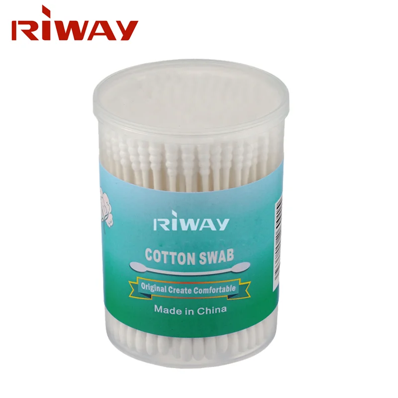Wholesale Disposable Eco-Friendly Natural Cotton Swab Paper Stick Cotton Ear Buds