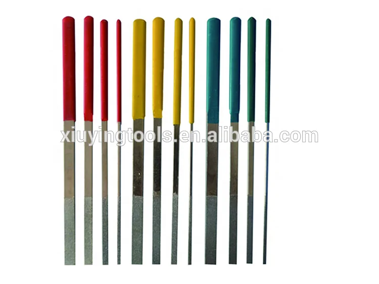 Мини Алмазные игольчатые напильники с титановым покрытием, набор из закаленного сплава, прочная сталь-мини набор игл Gcr15 из высокоуглеродистой стали