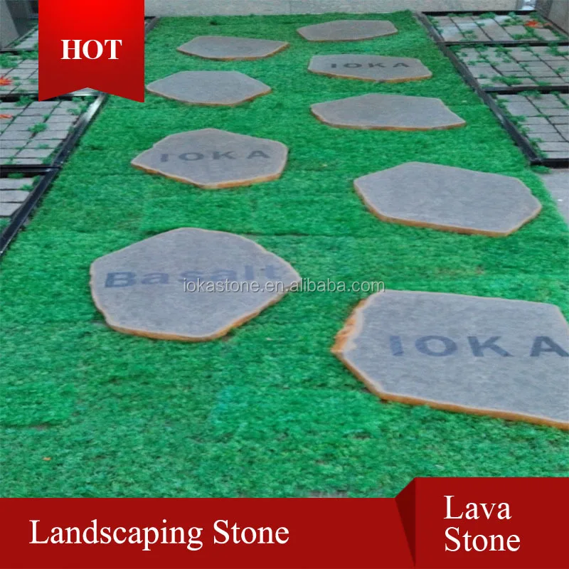 
lava paving garden foot stepping stone 