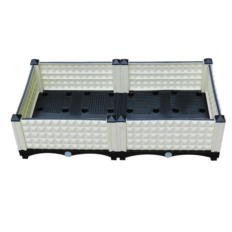 Europe Style convenient Single box large rectangular plastic planter box for planting and gardening