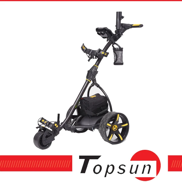 Green Golf Ground Anti-tip Remote Control push golf cart Electric Golf Trolley