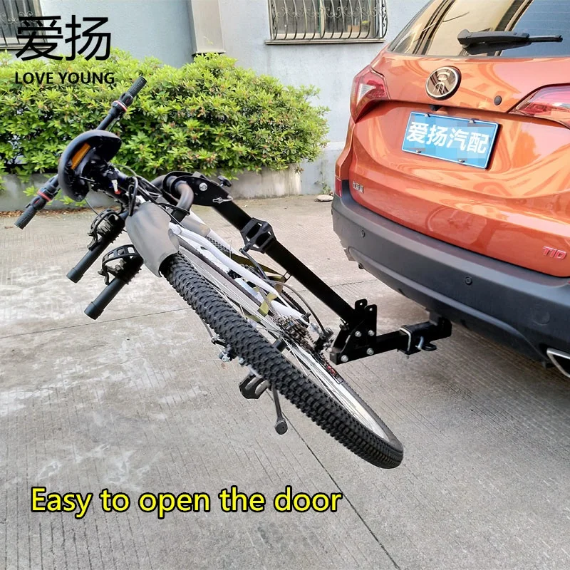 Load 4 Bikes Hitch Trunk Mount Bicycle Carrier Car Rear Bike Rack for Car