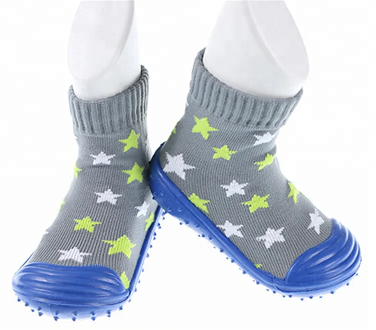 Wholesale Rubber Bottom Socks Baby Shoe Socks With Rubber Sole