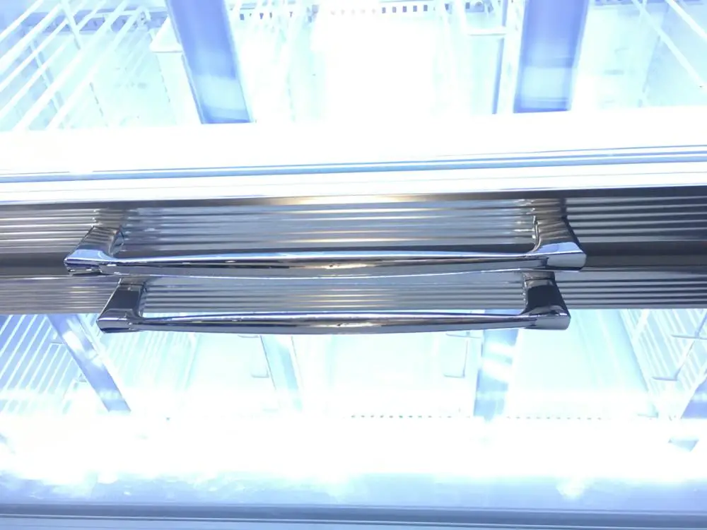 Jiacheng front and rear open used beverage cooler, pepsi upright cooler, convenience store cold drink refrigerator and freezer