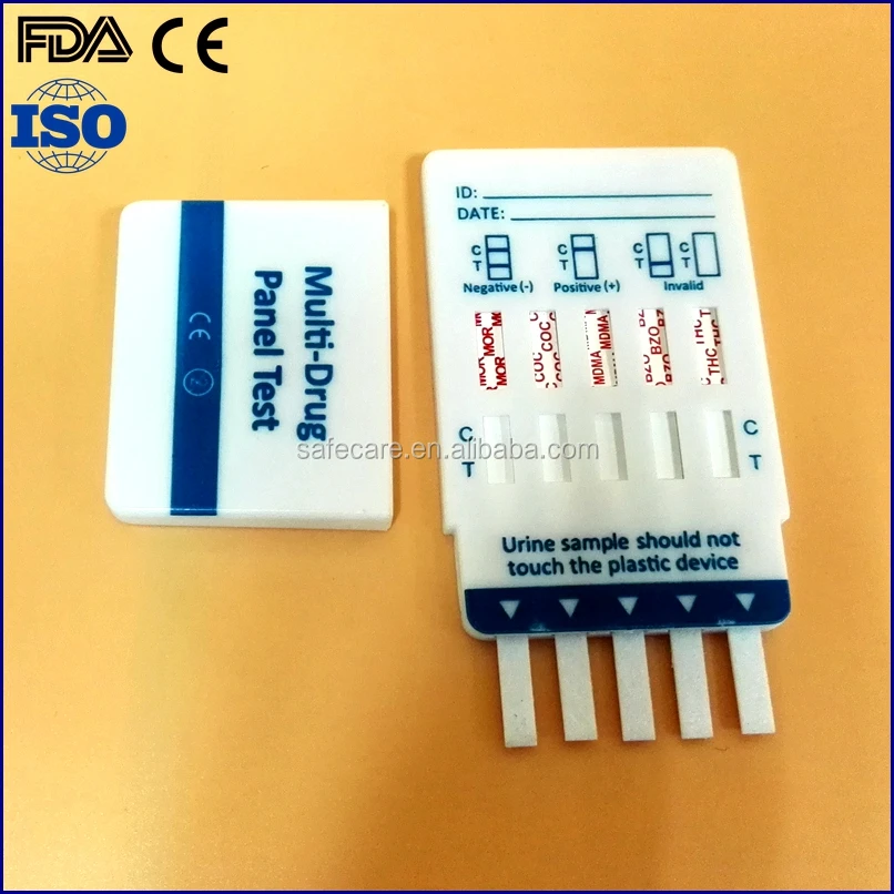 10 Панель Тест-Комплект лекарств, Главная карта тест-тест на наркотики мочи,