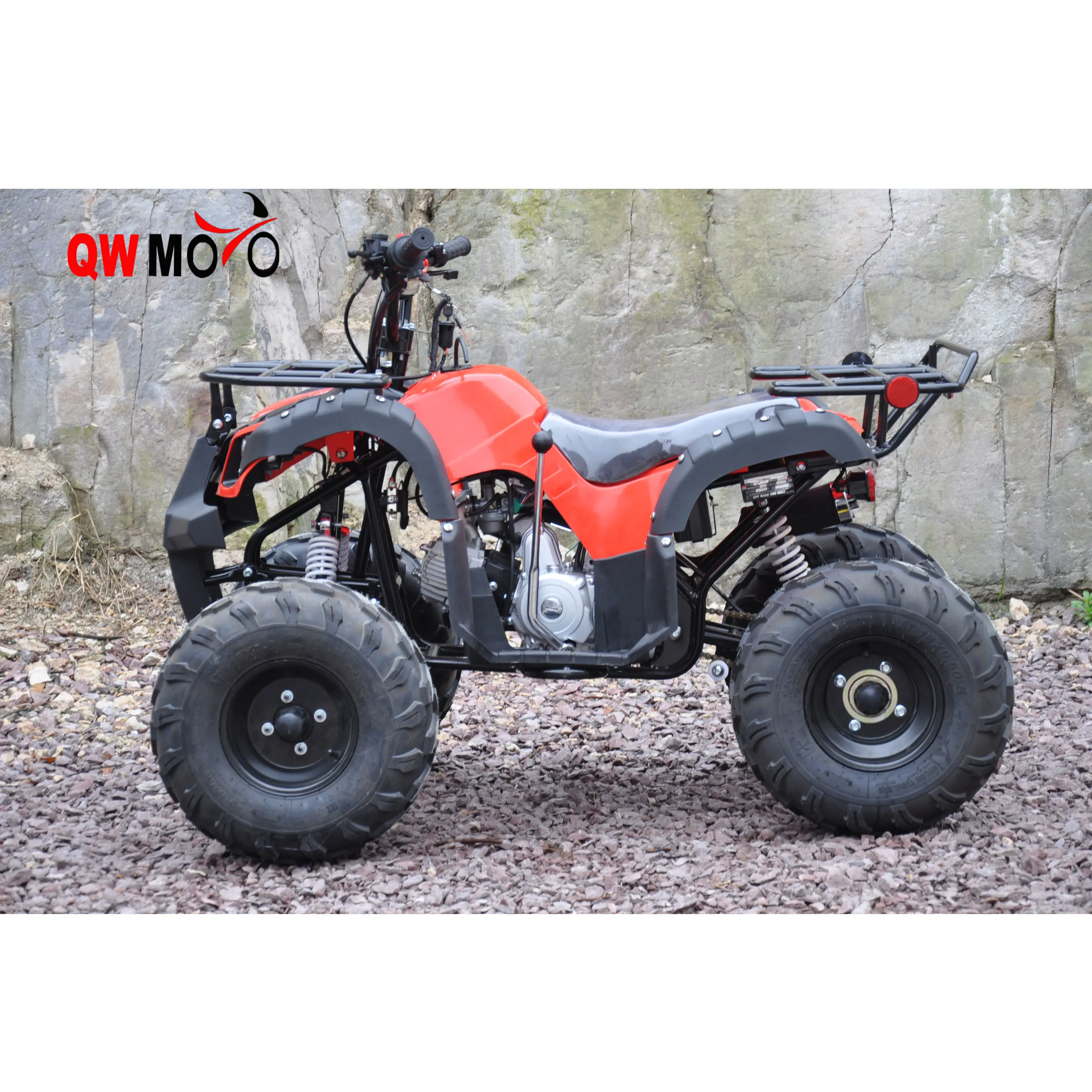 QWMOTO 125CC quad 4 wheels QUAD Bike adult use off road ATV 125cc QUAD ATV