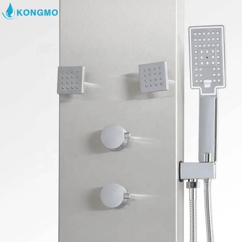  Настенная дождевая душевая панель из нержавеющей стали с режимом водопада