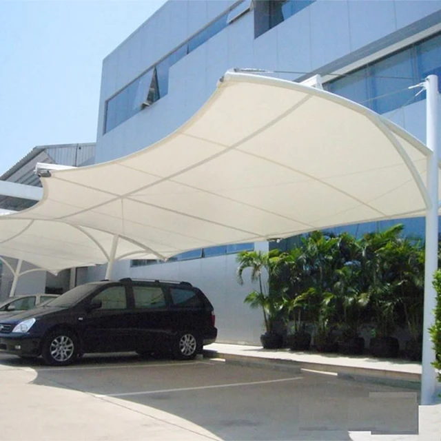 
Car Parking Tension Membrane Structure Construction. 
