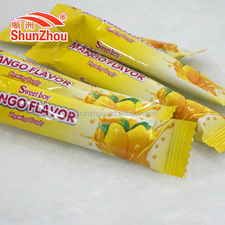 
5g mango flavor bar shape chewy candy 