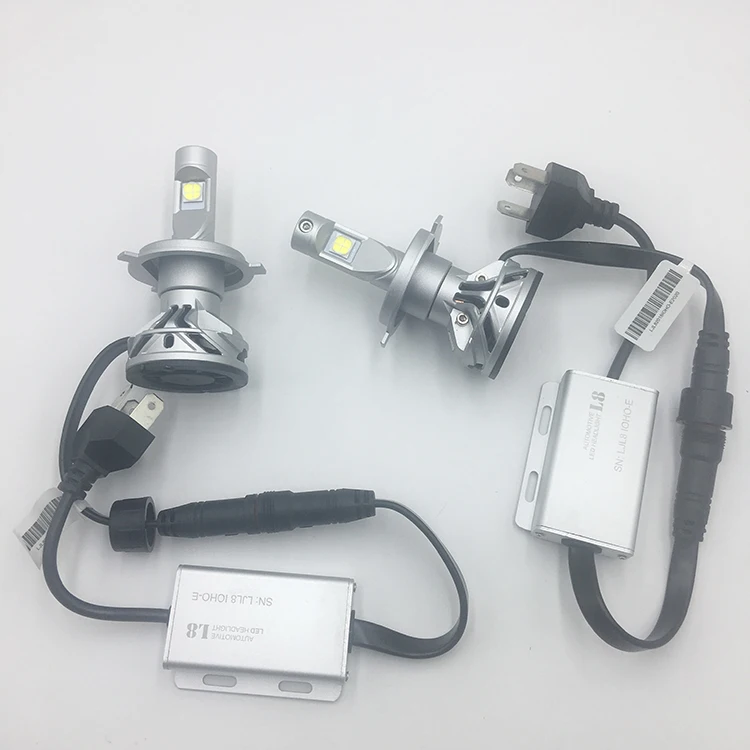 
hot sale Factory Price L8 H4 6000K headlight car led lamp for car 