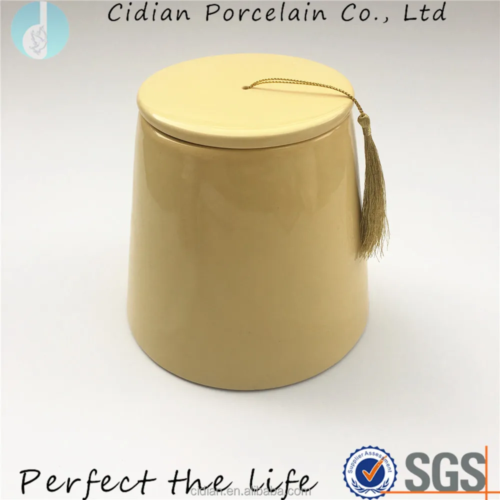 European Ceramic Antique Candy Canister Jars