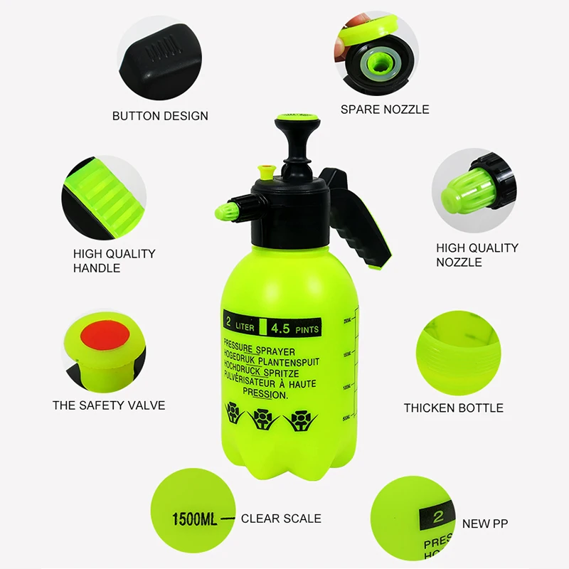 Binda 2L Plastic Manul Pressure Sprayer Garden Water Sprayer TF-02G