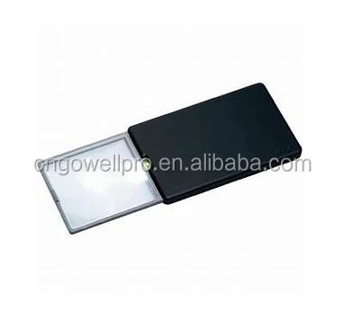 
Slide out Card Size Magnifier with Light 3X 