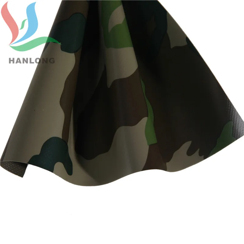 pvc coated tarpaulin waterproof camouflage fabric for outdoor tent
