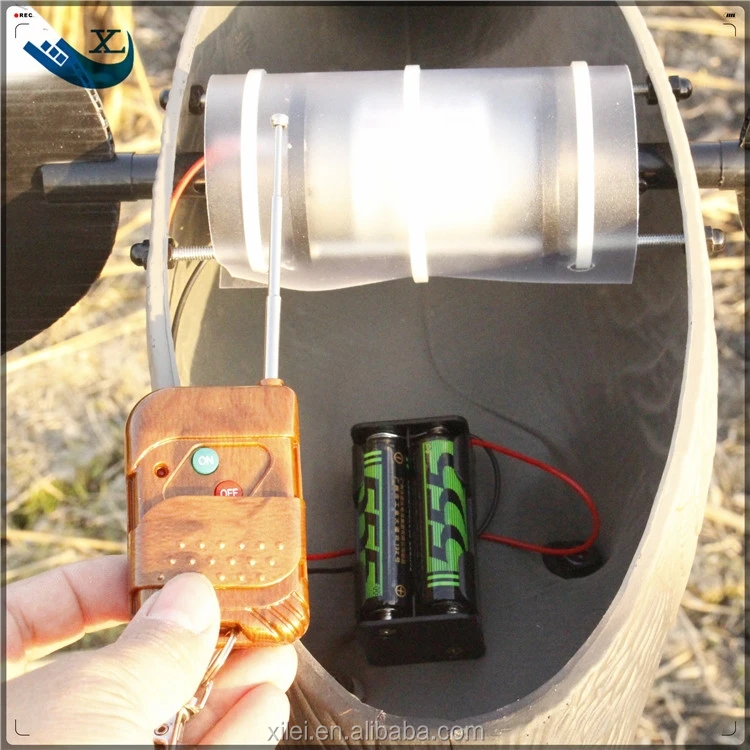 DGXILEI OUTDOOR HUNT DUCK HUNTING ELECTRONIC DECOY 6V SPINNING-WINGS GADWALL DUCK MOTOR DECOY WITH REMOTE