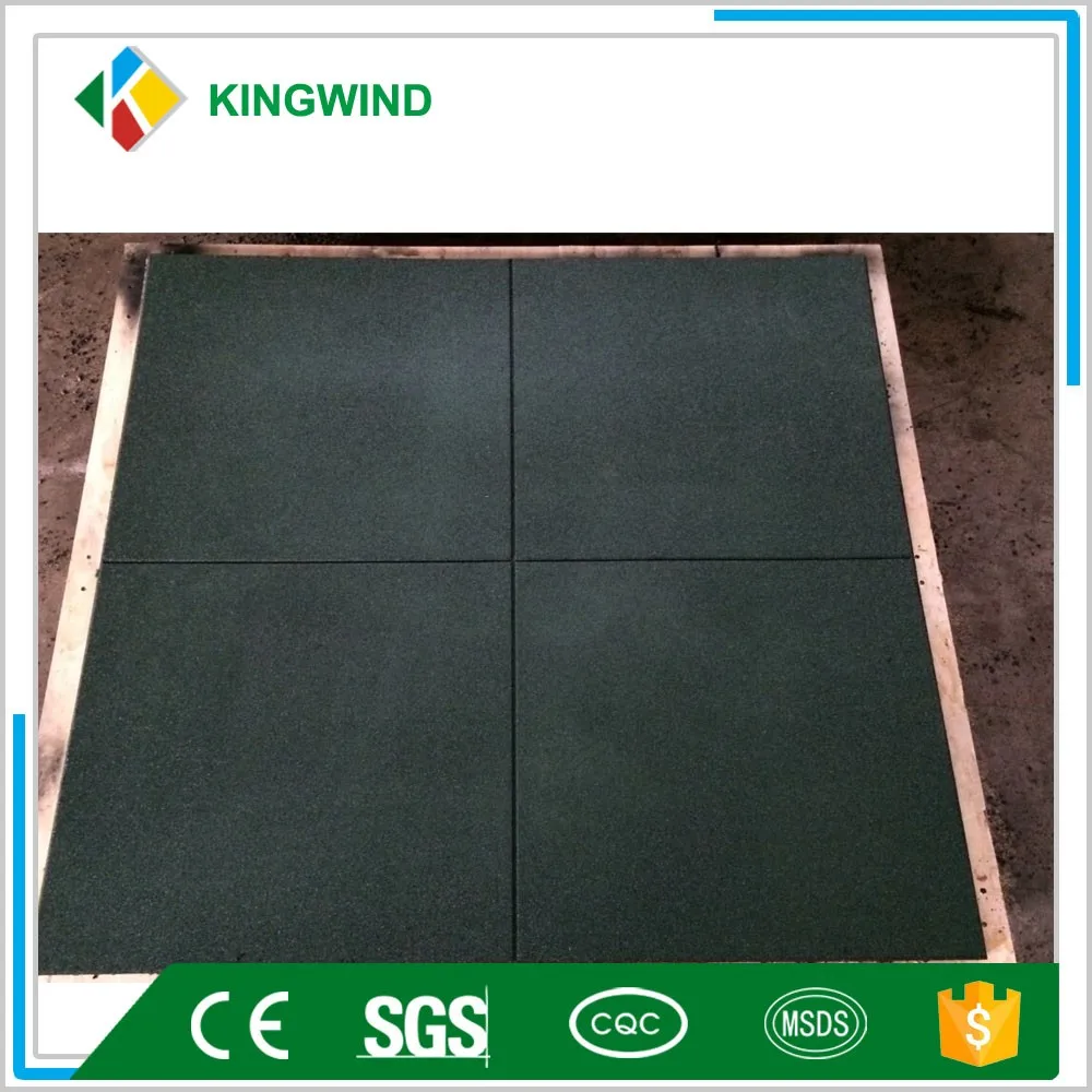 recycled tire flooring/ playground rubber tiles