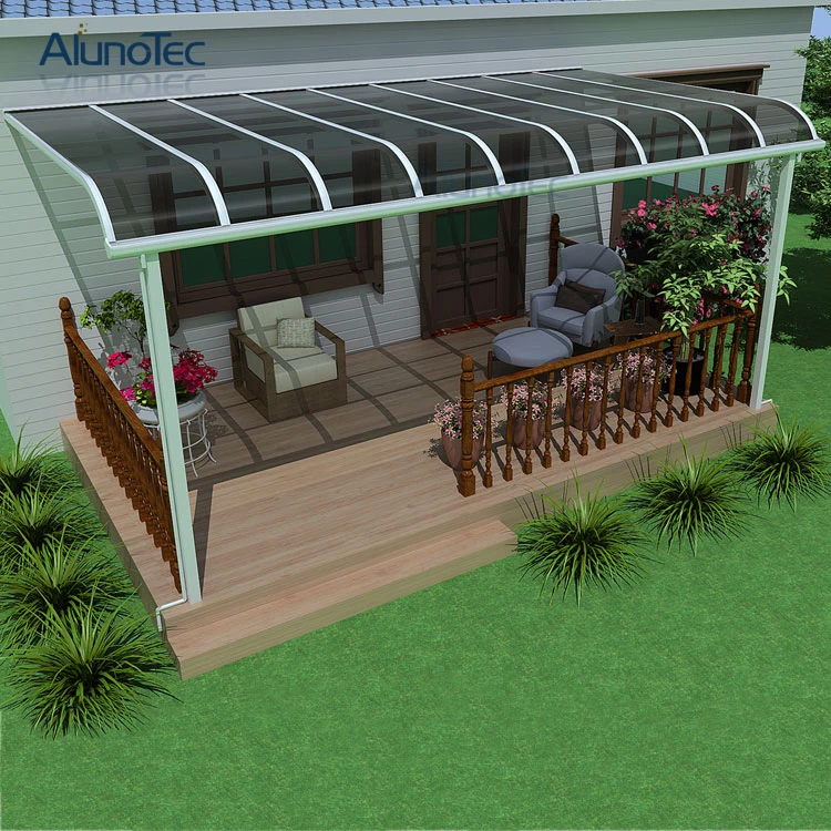 
Waterproof Aluminum Canopy Roof Polycarbonate Balcony Patio Cover 