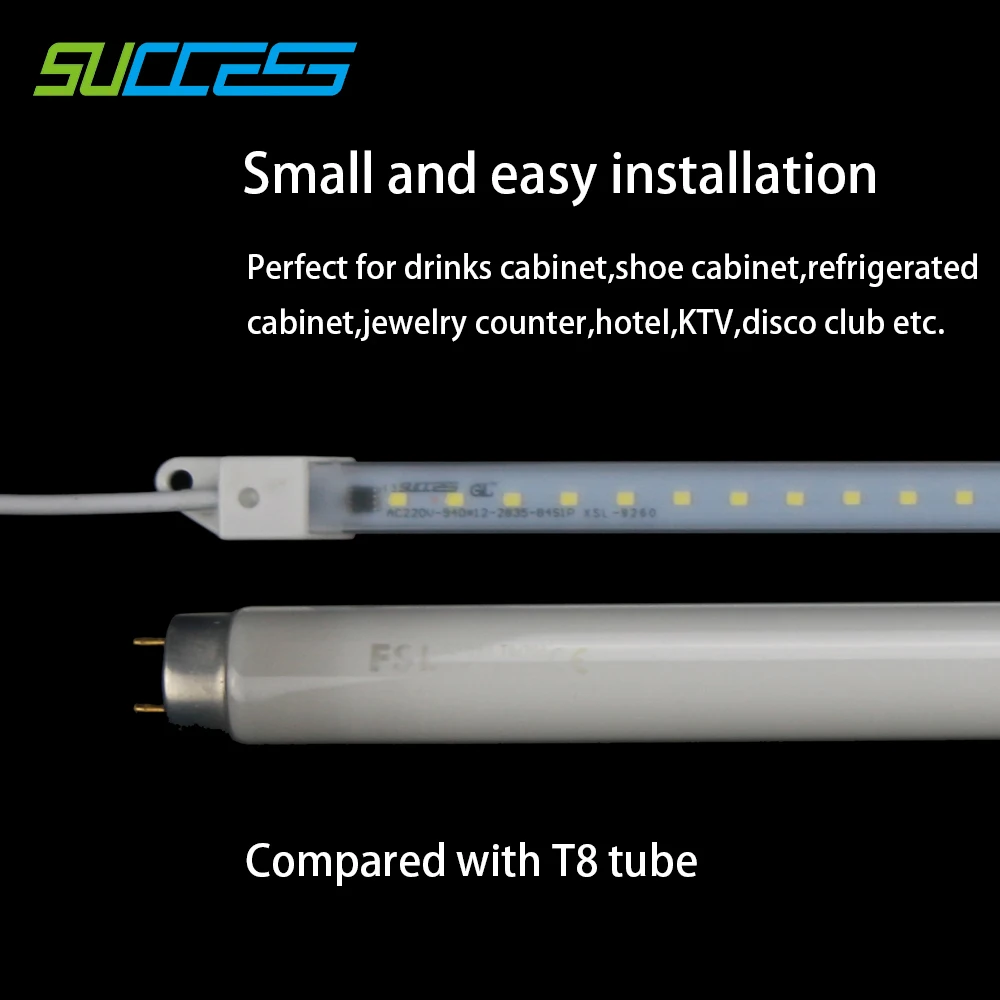 
2021 hot selling 220VAC 144eds led light bar waterproof iP65 jewelry showcases led lights 