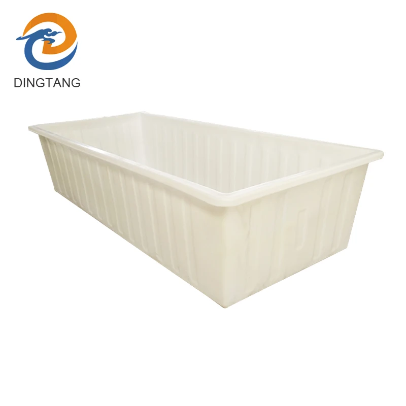 1600L food grade plastic square water storage laundry cart with steel handle